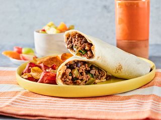 Saucy Beef Wraps
